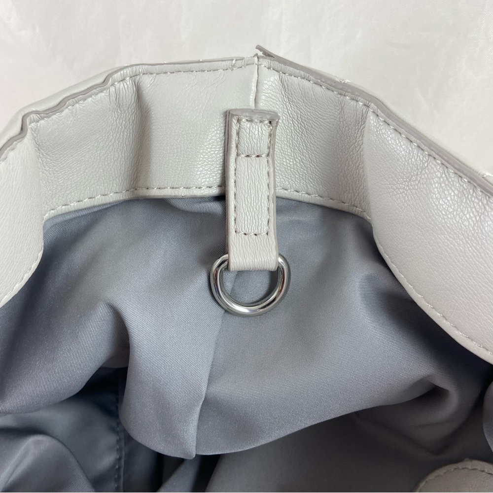 I.N.C. International Concepts Andria Quilted Extra Large Tote Bone NWT - Picture 10 of 13